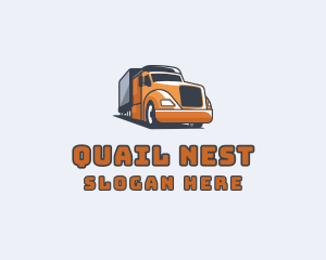 Cargo Truck Delivery logo design