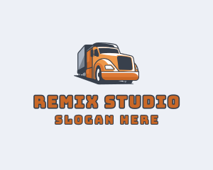 Cargo Truck Delivery logo design