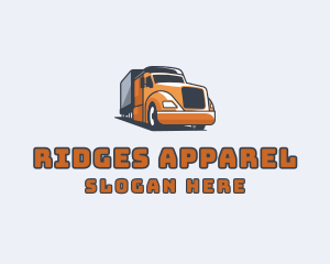 Cargo Truck Delivery logo design