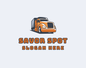 Cargo Truck Delivery logo design