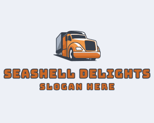 Cargo Truck Delivery logo design