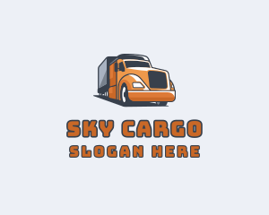 Cargo Truck Delivery logo design