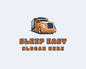 Cargo Truck Delivery logo design