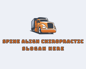 Cargo Truck Delivery logo design