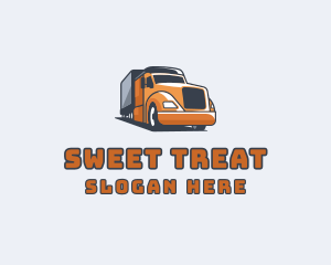 Cargo Truck Delivery logo design