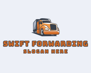 Cargo Truck Delivery logo design