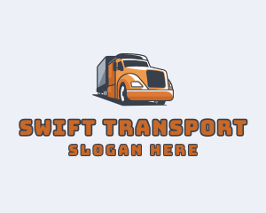 Cargo Truck Delivery logo design