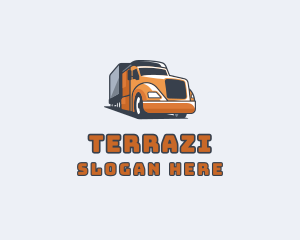 Cargo Truck Delivery logo design