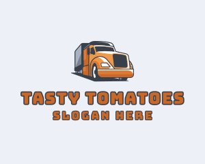 Cargo Truck Delivery logo design