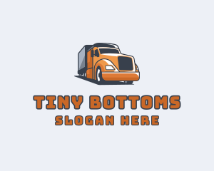 Cargo Truck Delivery logo design