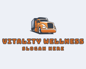 Cargo Truck Delivery logo design