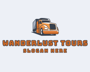 Cargo Truck Delivery logo design