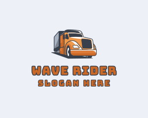 Cargo Truck Delivery logo design