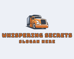 Cargo Truck Delivery logo design