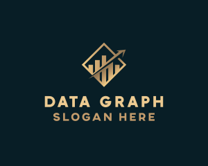 Financial Graph Statistics logo design