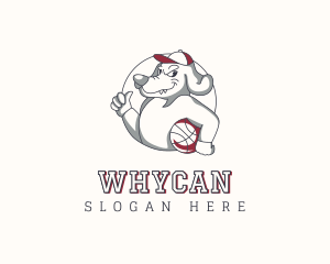 Coach - Tough Wolf Basketball logo design