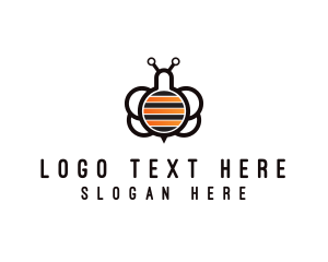 Insect - Bee Sting Laboratory logo design