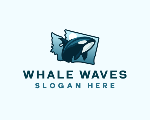 Washington Orca Whale logo design