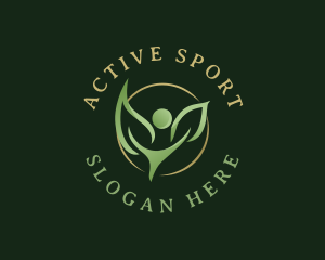 Natural Wellness Leaf Logo