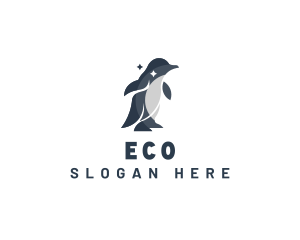 Penguin Wildlife Animal Logo