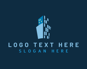 Database - Digital Real Estate logo design