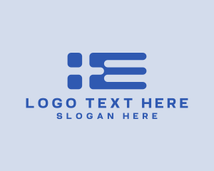 Letter E - Greece Flag  Tourism logo design