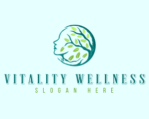 Tree Woman Wellness logo design