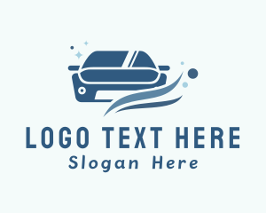 Car - Water Bubbles Auto Wash logo design