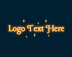 Glow - Bright Star Neon logo design