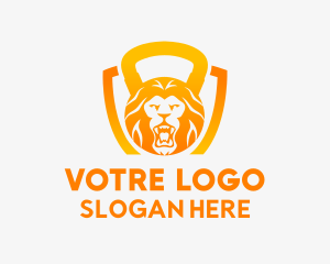 Lion Kettlebell Weights  Logo