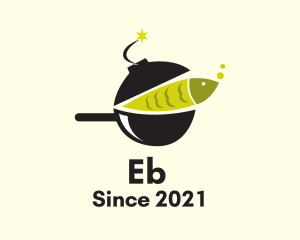 Tuna - Fish Cookware Bomb logo design