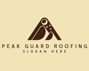 Triangle Mountain Peak logo design