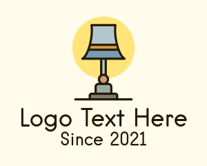 Lampshade - Bedroom Lamp Appliance logo design