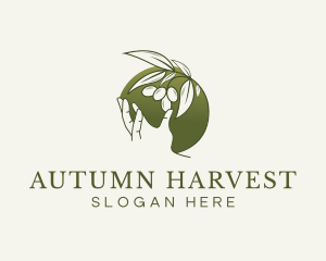 Olive Plant Hand logo design