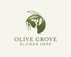 Olive - Olive Plant Hand logo design