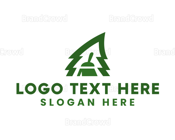 Fresh Pine Tree Clean Logo