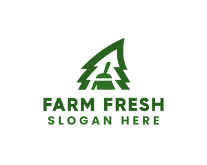 Fresh Pine Tree Clean logo design