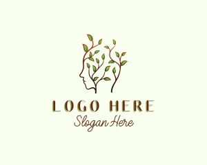 Therapist - Vine Leaf Healthcare logo design