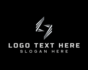 Creative Agency - Metal Construction Letter S logo design