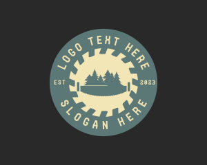 Lumberjack - Forest Lumberjack Woodcutting logo design