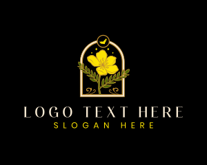 Map - Tribulus Omanense Flower logo design