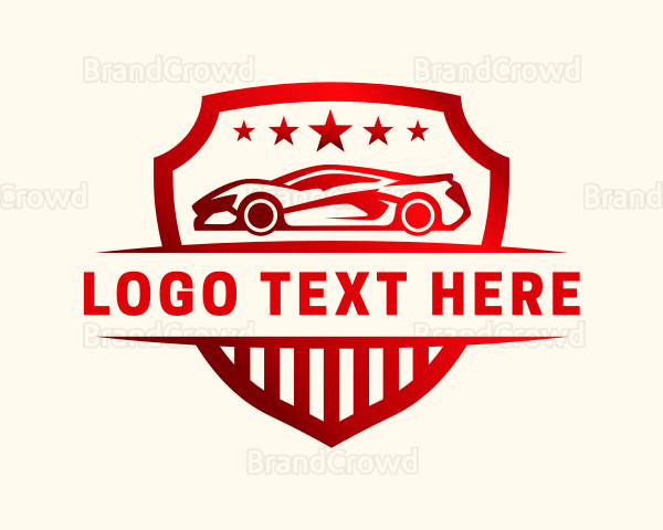 Automobile Racing Car Logo