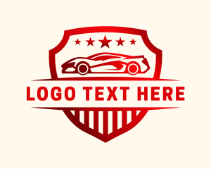 Rental - Automobile Racing Car logo design