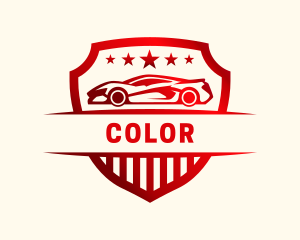 Automobile Racing Car Logo