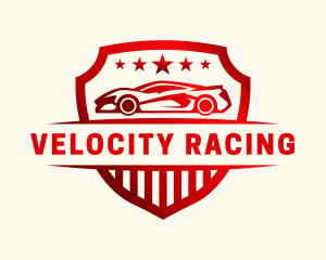 Automobile Racing Car logo design