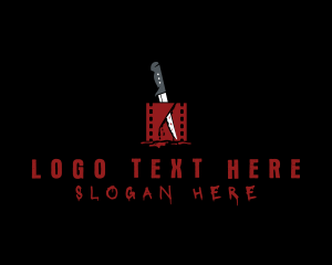 Videography - Knife Thriller Film logo design