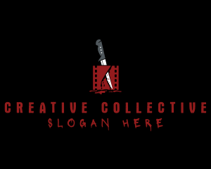 Knife Thriller Film logo design