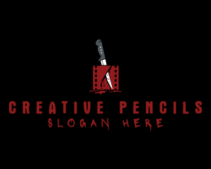 Knife Thriller Film logo design