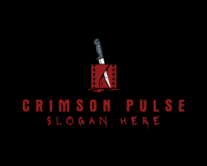 Knife Thriller Film logo design