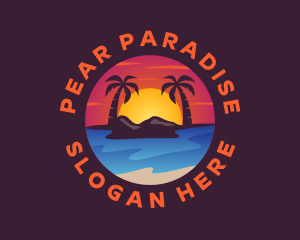 Summer Island Beach logo design